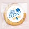 Big Dot of Happiness Blue Grad One Smart Cookie Stickers and Clear Cookie Bags, Cellophane Treat Bags 4.25x7 Inches, Graduation Favor Gifts - 25 Count